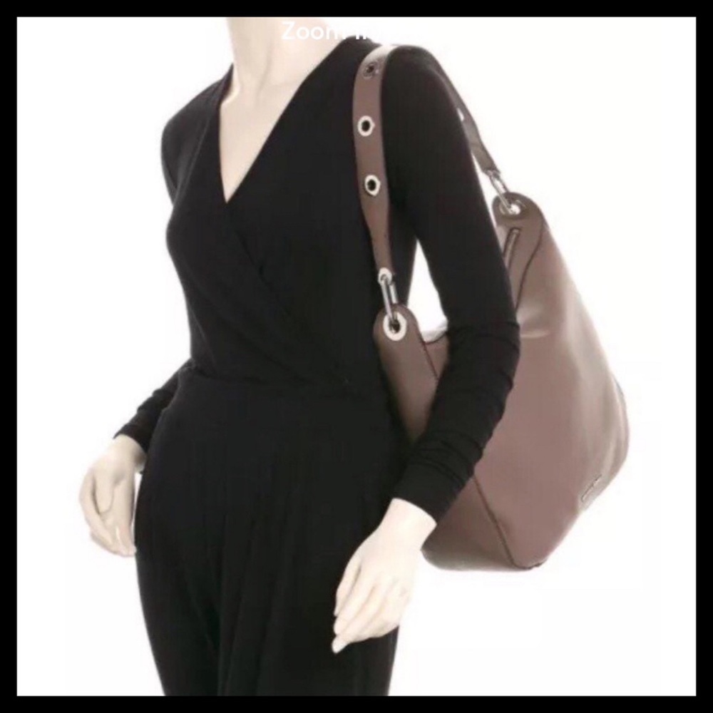 MICHAEL KORS Raven Large Shoulder Bag Dark Taupe - Picture 3 of 10